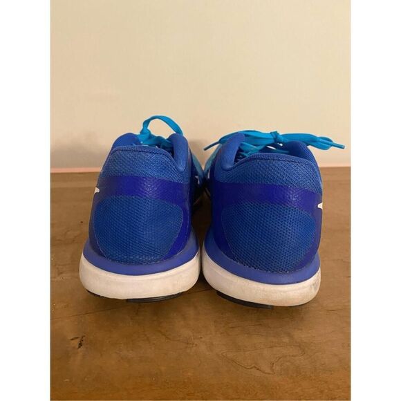 Nike size 9 flex run blue womens sneakers shoes - Picture 5 of 8
